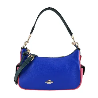 【COACH】馬車LOGO撞色防刮雙層手提斜背兩用包(綠) 歷史價格詳細信息