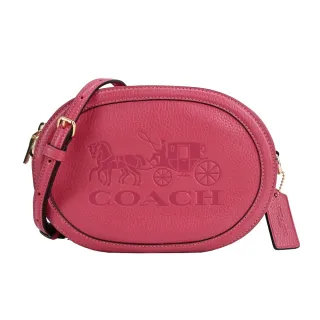 COACH HORSE AND CARRIAGE 馬車LOGO壓印/馬車印花斜背小圓包(多款多色選) 歷史價格詳細信息