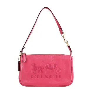 【COACH】馬車壓印荔枝紋牛皮翻蓋斜背馬鞍包(任選) 歷史價格詳細信息