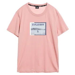 【PLAYBOY】相框印花褶袖上衣(粉綠色) 歷史價格詳細信息