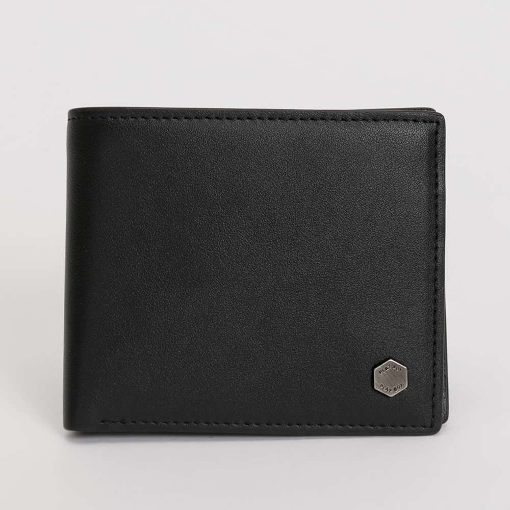 【PLAYBOY】短夾附零錢袋 Defense系列(黑色) 歷史價格詳細信息