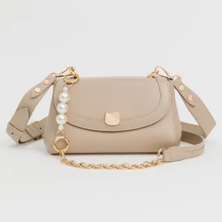 【Arnold Palmer 雨傘】翻蓋斜背包 Gorgeous系列(米白色) 歷史價格詳細信息