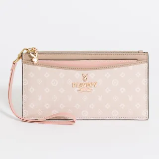 PLAYBOY - 長夾附長鍊帶 Refined系列 - 米白色 歷史價格詳細信息