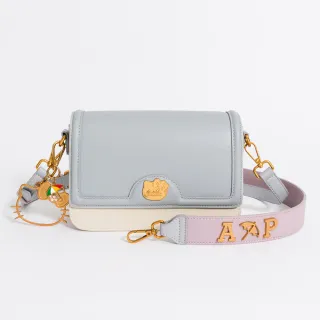 【Arnold Palmer 雨傘】翻蓋斜背包 Gorgeous系列(米白色) 歷史價格詳細信息