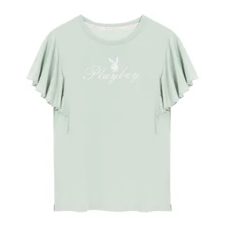 【PLAYBOY】袖子印花設計長袖上衣(黑色) 歷史價格詳細信息