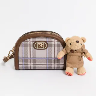 Arnold Palmer- 貝殼手提包(附長背帶)Fun系列-咖色 歷史價格詳細信息