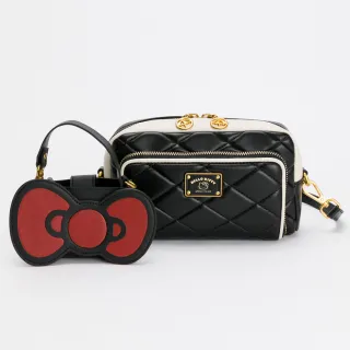 Arnold Palmer - 三層式手提包附長背帶 Charming系列 - 黑色 歷史價格詳細信息