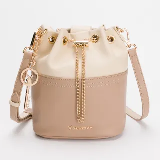 【PLAYBOY】水桶包 小南法系列(米白色) 歷史價格詳細信息