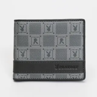 PLAYBOY - 基本短夾附零錢袋  Black Knight系列 - 黑色 歷史價格詳細信息