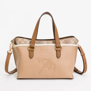 【Arnold Palmer 雨傘】手提包附長背帶 Refined系列(卡其色) 歷史價格詳細信息