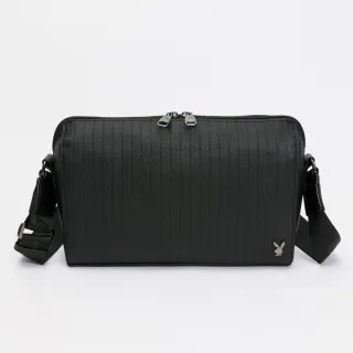 PLAYBOY - 大斜背包  Mettle系列 - 黑色 歷史價格詳細信息