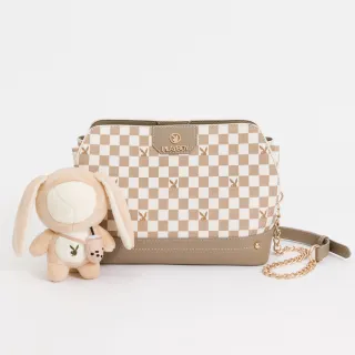 PLAYBOY - 斜背包 Bubble Bunny系列 - 卡其色 歷史價格詳細信息