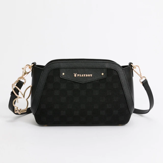PLAYBOY - 小斜背包 Black Aurora系列 - 黑色 歷史價格詳細信息