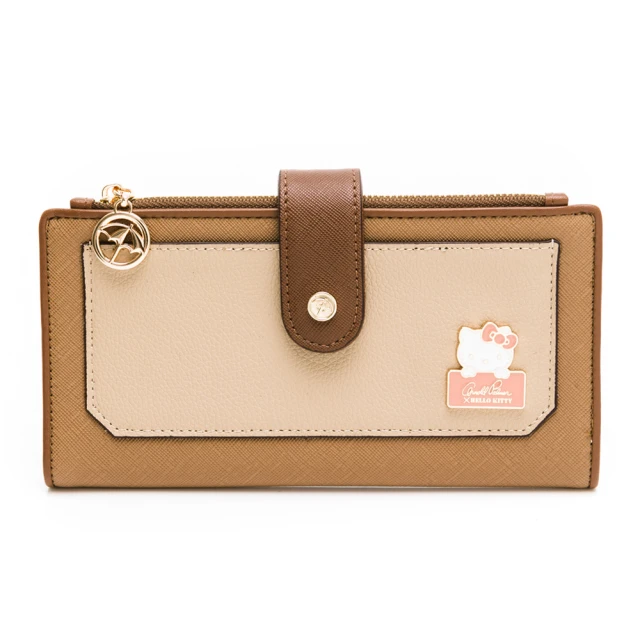 Arnold Palmer - 短夾-壓扣零錢袋 Noble系列 - 灰色 歷史價格詳細信息