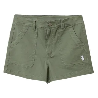 【PLAYBOY】前貼袋彈性棉質短褲(軍綠色) 價格比較,價格查詢,歷史價格詳細信息