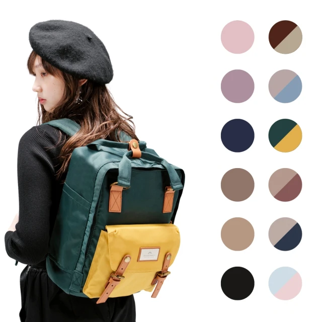 DOUGHNUT 大容量馬卡龍防潑水 後背包 書包 筆電包【品牌直營】MACAROON REBORN 防水後背包/布林 歷史價格詳細信息