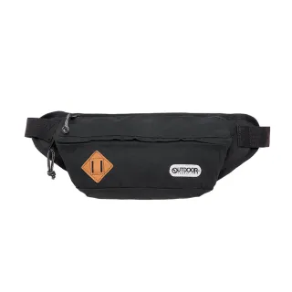 【OUTDOOR】率真年代-腰包 經典大容量素色 肩背包 二用包 男 女 黑色 OD211142BK 歷史價格詳細信息