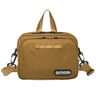 【OUTDOOR】慢活宣言-側背包S 大容量三角扣環 休閒登山戶外 包包 男 女 褐色 OD211035DBE 歷史價格詳細信息