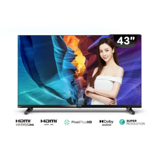 【Philips 飛利浦】43吋 薄邊框液晶顯示器+視訊盒43PFH5706(只送不裝) 歷史價格詳細信息