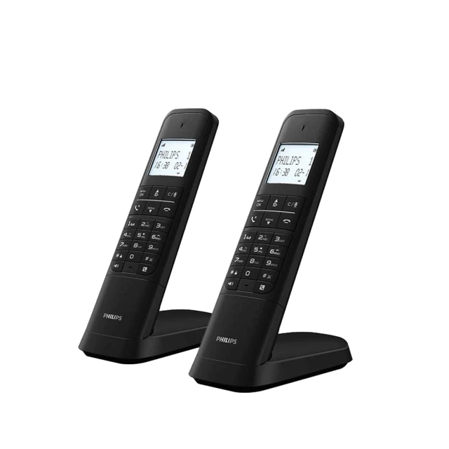 PHILIPS 設計款大螢幕電量顯示數位答錄機無線電話-M4751B 歷史價格詳細信息