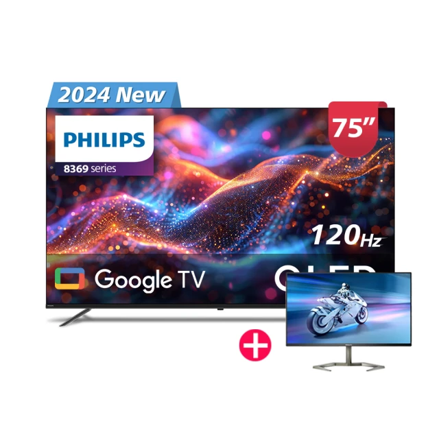 Philips 飛利浦 75型4K 120Hz QLED Google TV 智慧顯示器 75PQT8369 歷史價格詳細信息