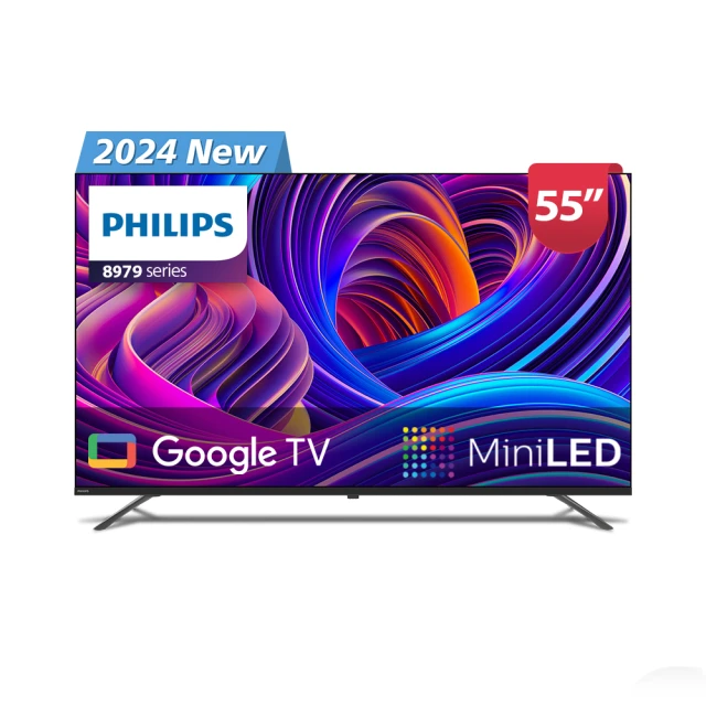 【Philips 飛利浦】55吋4K 120Hz QD Mini LED Google TV 智慧顯示器(55PML9108) 歷史價格詳細信息