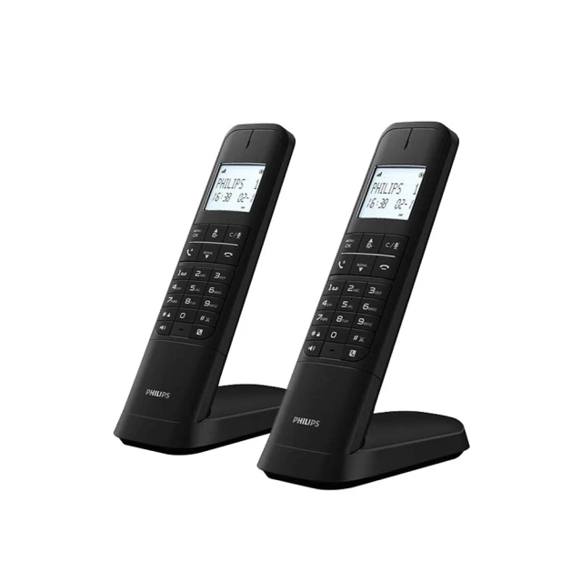 PHILIPS 設計款大螢幕電量顯示數位答錄機無線電話-M4751B 歷史價格詳細信息