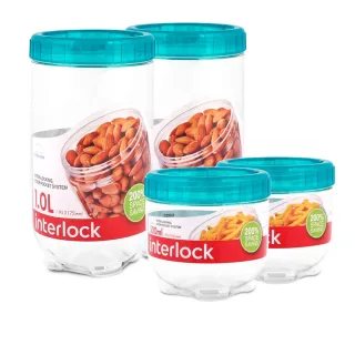 《LocknLock樂扣樂扣》INTERLOCK魔法堆疊轉轉罐1.0L【愛買】 歷史價格詳細信息