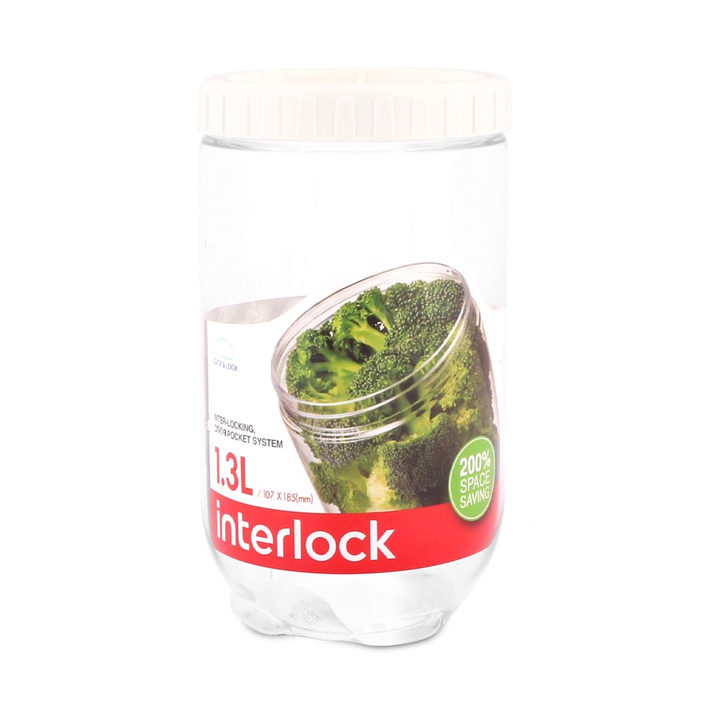 【樂扣樂扣】INTERLOCK魔法堆疊轉轉罐/1.3L(白) 歷史價格詳細信息