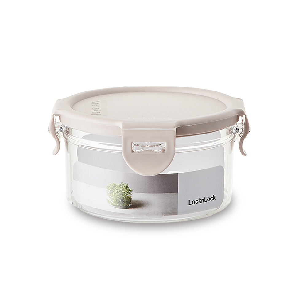 LocknLock樂扣樂扣純淨保鮮盒/320ML/圓形/粉色 歷史價格詳細信息
