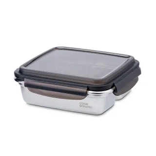 【CookPower 鍋寶】可微波304不鏽鋼分隔保鮮盒(870ml/2格) 歷史價格詳細信息