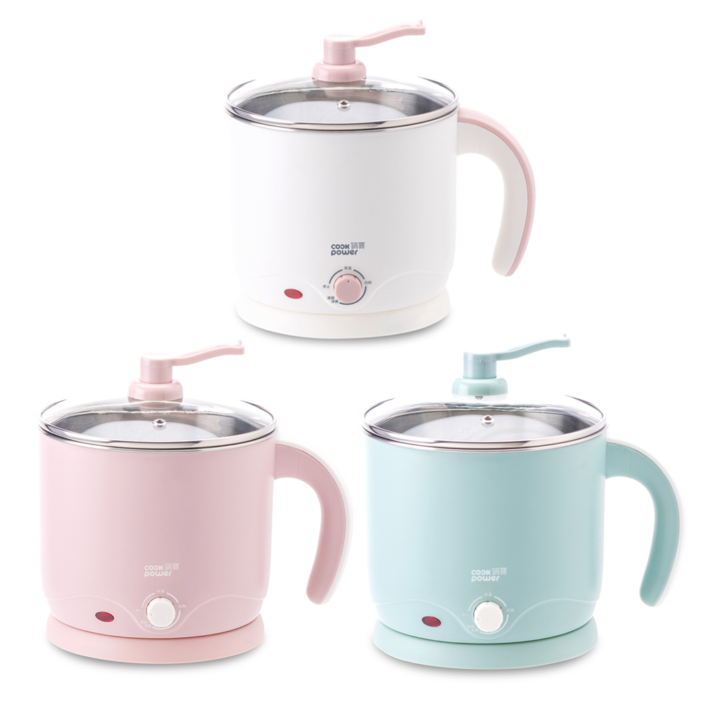 【CookPower 鍋寶】316雙層防燙多功能美食鍋(霧白)+316雙層保溫快煮壺(粉紅)-萬用組 歷史價格詳細信息