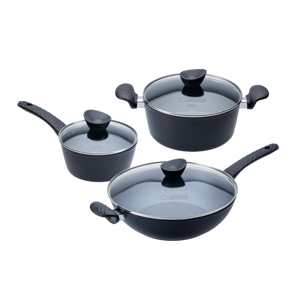 【CookPower 鍋寶】石墨烯藍鑽IH不沾鍋雙鍋優選組(30炒含蓋+18湯含蓋) IH/電磁爐適用 歷史價格詳細信息