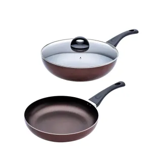 【CookPower 鍋寶】鈦頂極不沾鍋平底鍋三件組28CM-IH/電磁爐適用(28煎+蓋+鏟) 歷史價格詳細信息