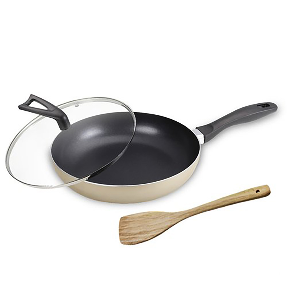 【CookPower 鍋寶】金鑽不沾炒鍋組28CM-玫瑰金(28炒+鏟) 歷史價格詳細信息