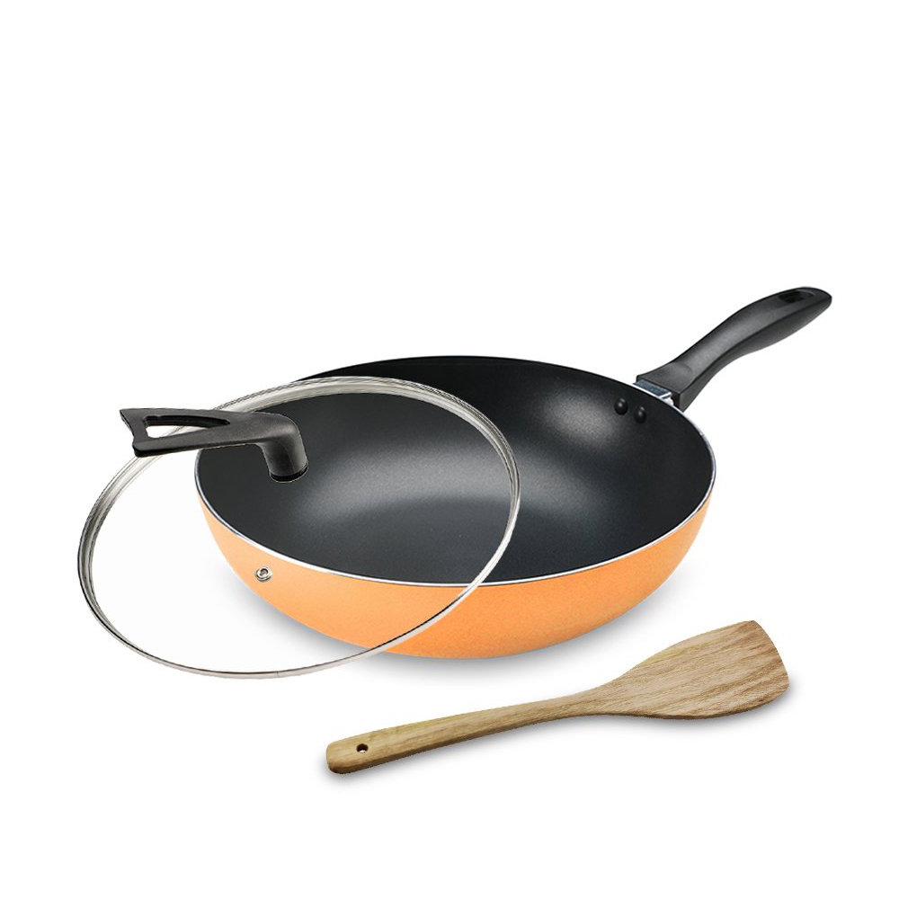 【CookPower 鍋寶】金鑽不沾炒鍋組28CM-玫瑰金(28炒+鏟) 歷史價格詳細信息