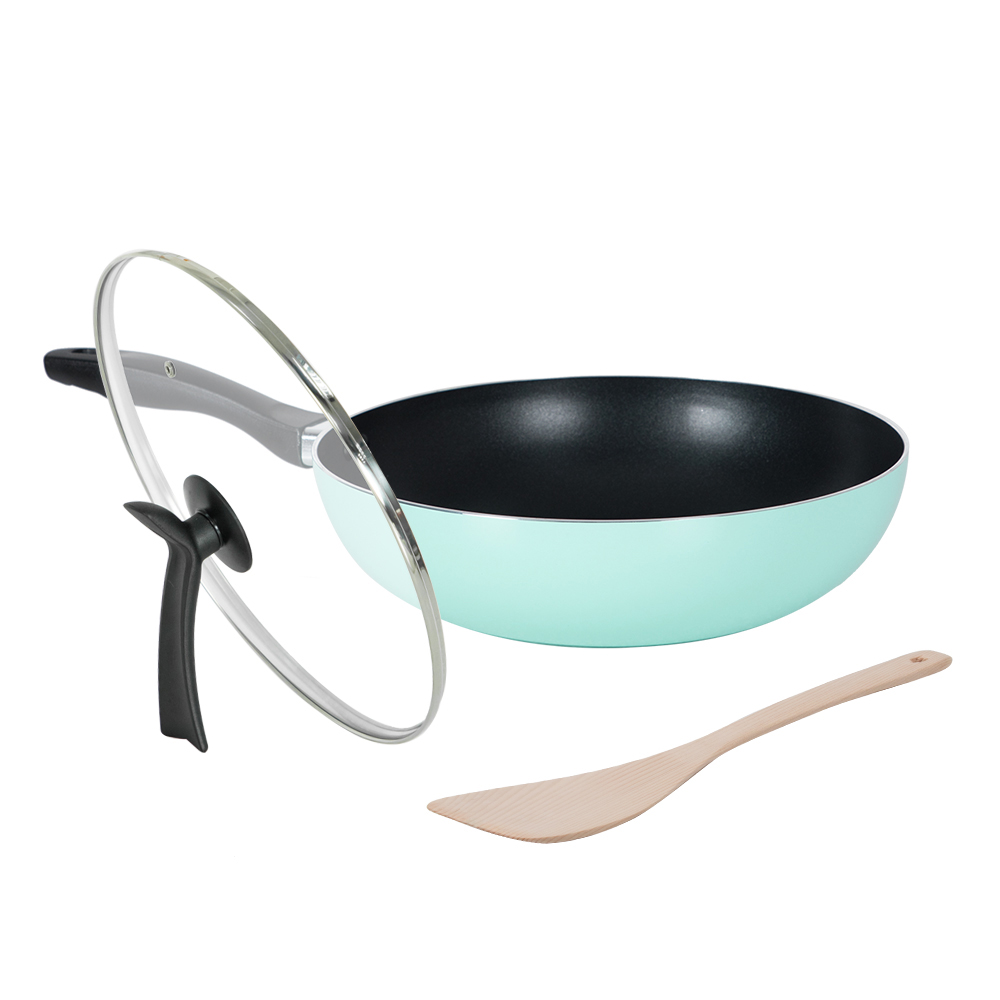【CookPower 鍋寶】金鑽不沾炒鍋組28CM-玫瑰金(28炒+鏟) 歷史價格詳細信息