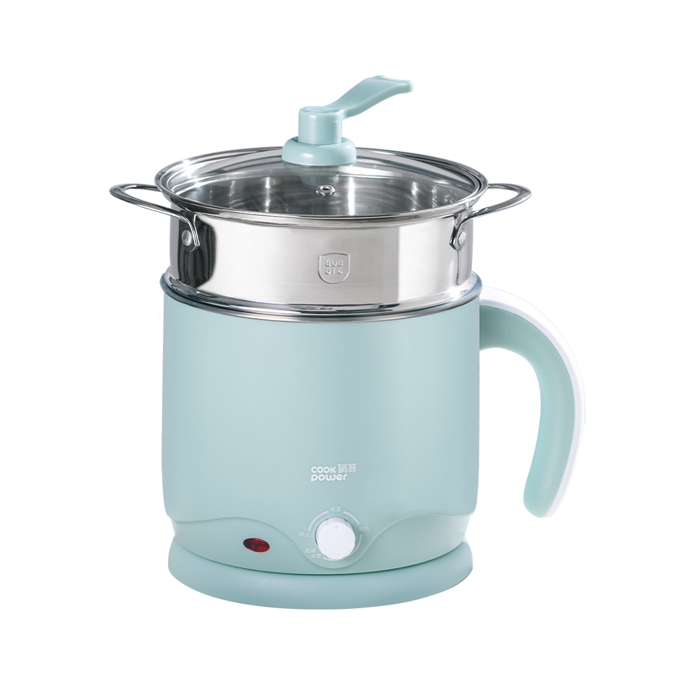 【CookPower 鍋寶】316雙層防燙多功能美食鍋(霧白)+316雙層保溫快煮壺(粉紅)-萬用組 歷史價格詳細信息