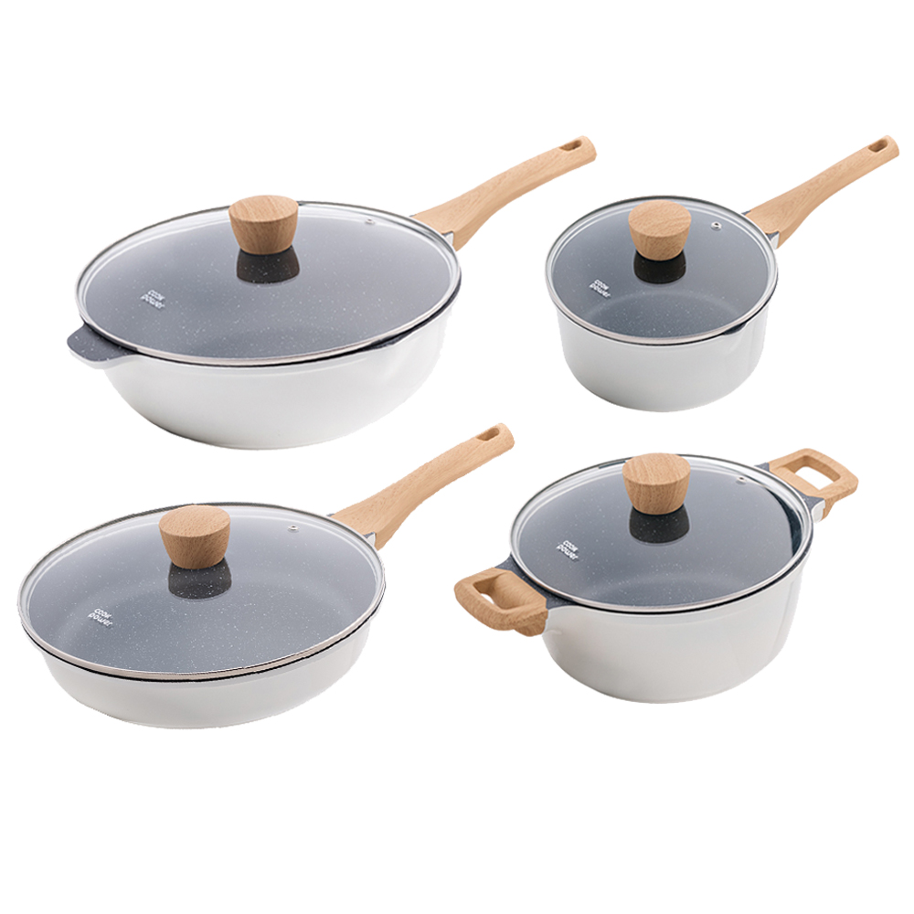 【CookPower 鍋寶】Lumi鑄造七層不沾鍋品味生活8件組(30炒+30蓋+20湯+20蓋+廚具四件組+好禮二選一) 歷史價格詳細信息