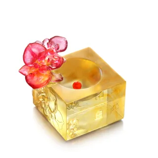 【琉璃工房】處處春紅 裝飾羊蹄甲文鎮 精油台(喜愛香氛品味香氣的朋友 友誼 喜事喜氣) 歷史價格詳細信息