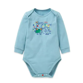 【Mamaway媽媽餵】BABY佩佩豬Q彈棉質長袖包屁衣-恐龍喬治 歷史價格詳細信息