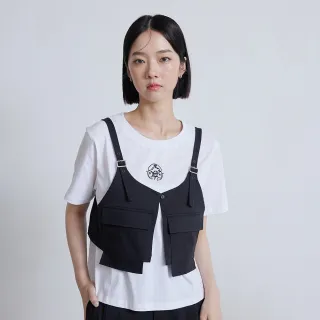 【gozo】兩件式吊帶背心條紋襯衫洋裝(兩色) 歷史價格詳細信息