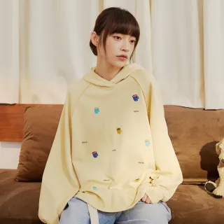 【gozo】下班烙跑印花T恤(深灰/淺卡其_F) | 女裝 圓領 休閒 歷史價格詳細信息
