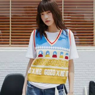 【gozo】老派格紋短袖西裝外套(兩色) 歷史價格詳細信息