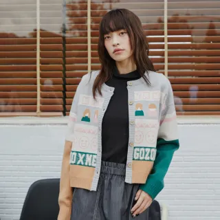 【gozo】老派格紋短袖西裝外套(兩色) 歷史價格詳細信息