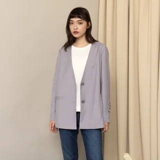【gozo】不對稱配色異材質連帽外套(米色/深綠_F) | 女裝 修身 休閒 歷史價格詳細信息