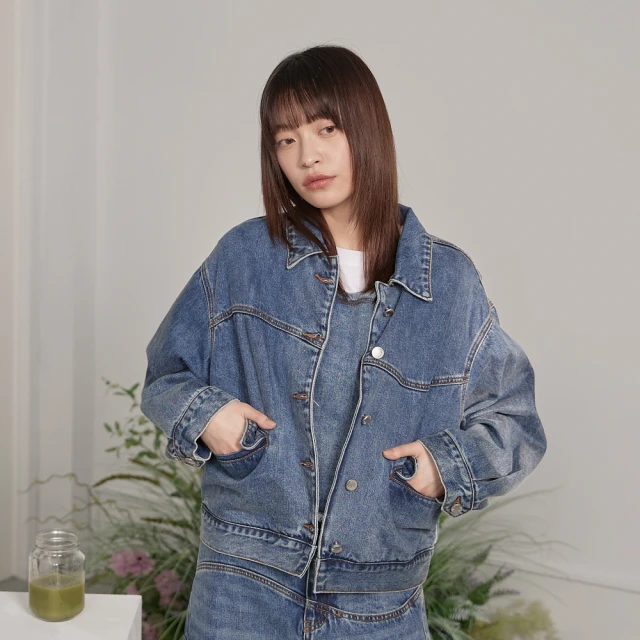 【gozo】剪接設計直筒牛仔裙(兩色) 歷史價格詳細信息