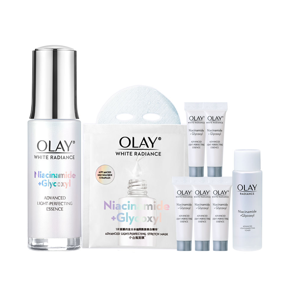 OLAY 歐蕾 3步水潤亮白組(高效透白光曜精華30ml+透白光曜精華6ml+透白光曜精華水50ml+面膜x1) 歷史價格詳細信息
