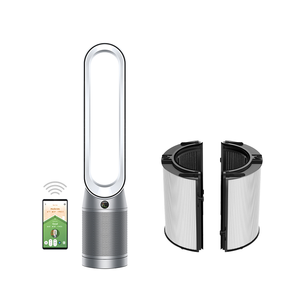 【dyson 戴森】TP07 Purifier Cool 二合一空氣清淨機 循環風扇(銀白色二入)(超值組) 歷史價格詳細信息