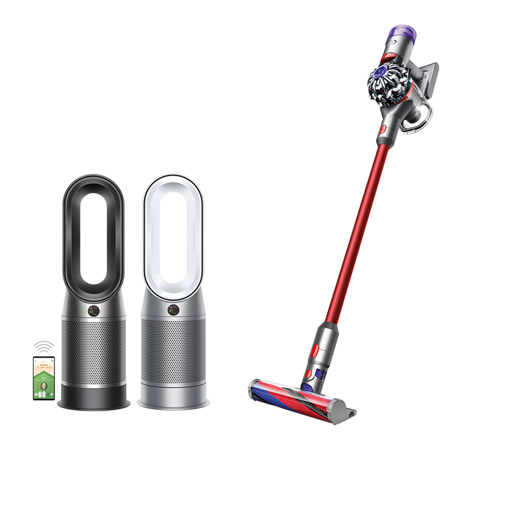 【超值組】Dyson V8 SV10K Slim Fluffy無線吸塵器+三合一涼暖空氣清淨機HP07(銀白) 歷史價格詳細信息